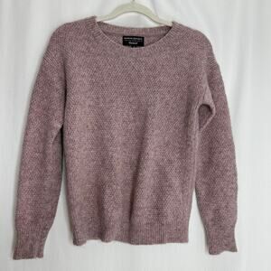 Banana Republic Filpucci women’s sweater pink metallic wool blend long sleeve XS